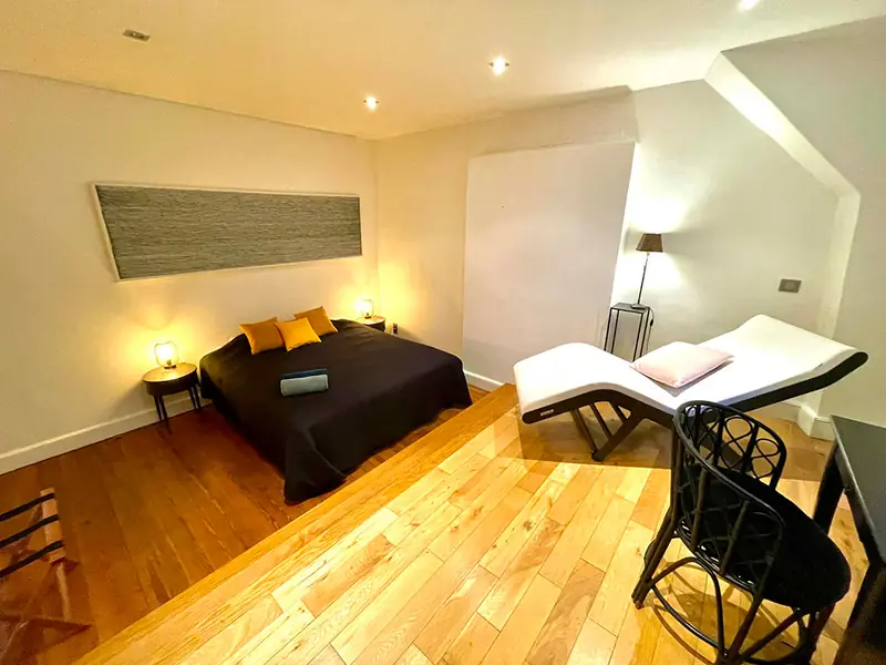 Room 2 under the roof with wooden beams